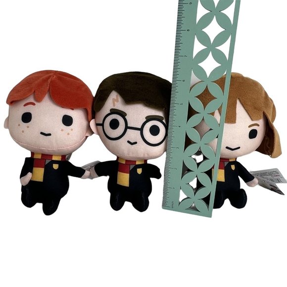 Harry Potter Plush Characters Harry Ron Hermione By YuMe Stuffed Figures New - Picture 8 of 12